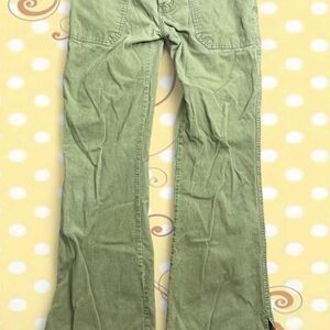 Super cute tan Hollister suede wideleg jeans